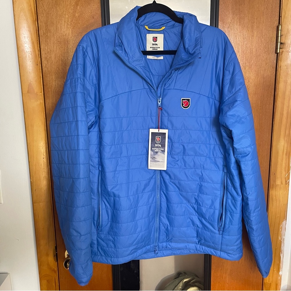 Fjallraven 1974 Expedition Series  X-Lätt Jacket UN Blue NWT